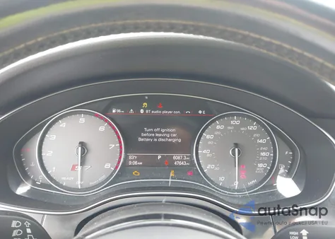 2016 Audi S7 4.0T z USA, uszkodzony, nr VIN WAUW2AFC2GN155476